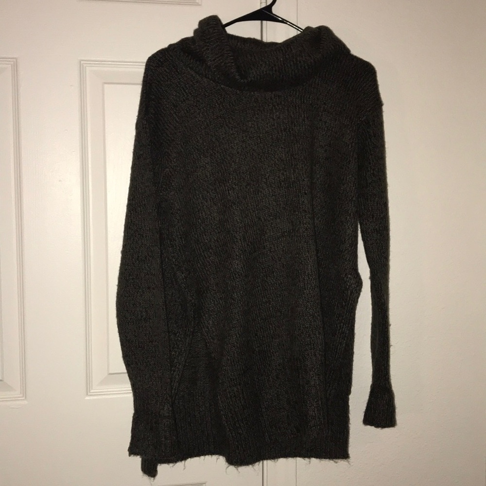 sweater with slits down side